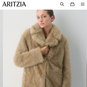 Aritzia Faux Fur Coat
